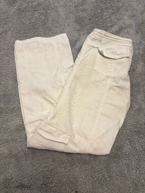 Brandy Melville White Cargo Pants